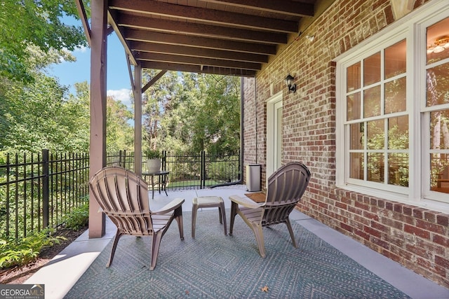 view of patio / terrace