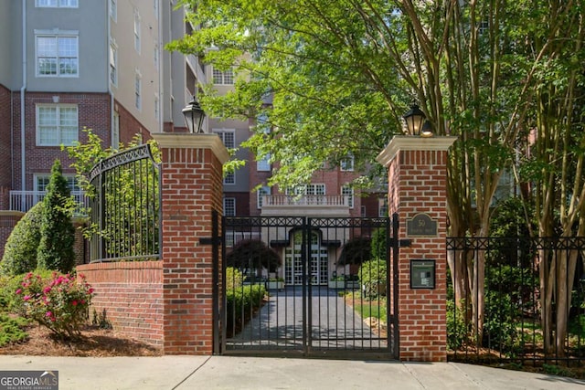 view of gate