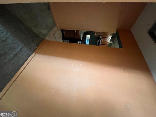 view of basement