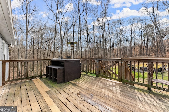 view of deck