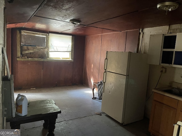 interior space featuring sink