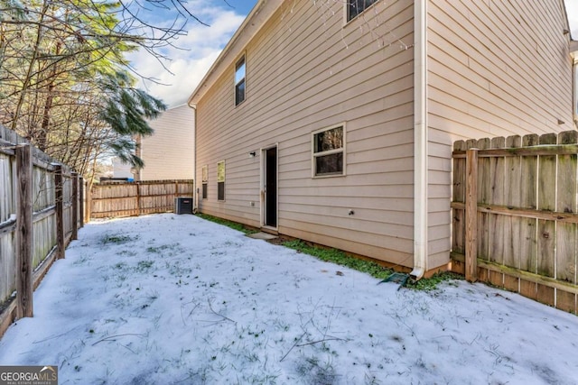 exterior space with central AC unit