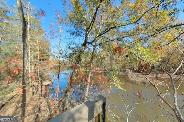 view of water feature