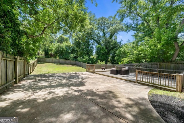 view of patio / terrace with outdoor lounge area