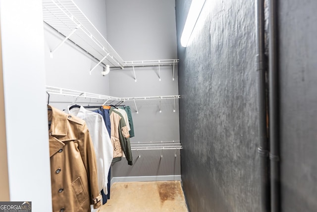 view of spacious closet