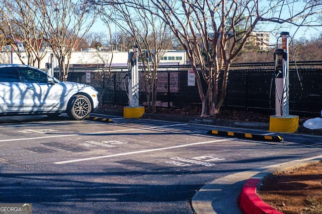 view of vehicle parking