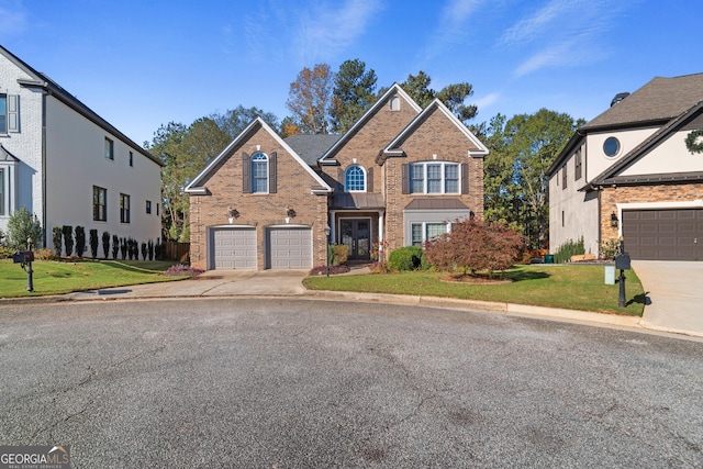 view of front property with a front yard