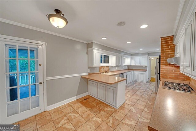 basement with a textured ceiling