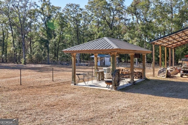 surrounding community featuring a gazebo