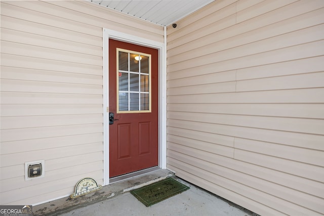 view of property entrance