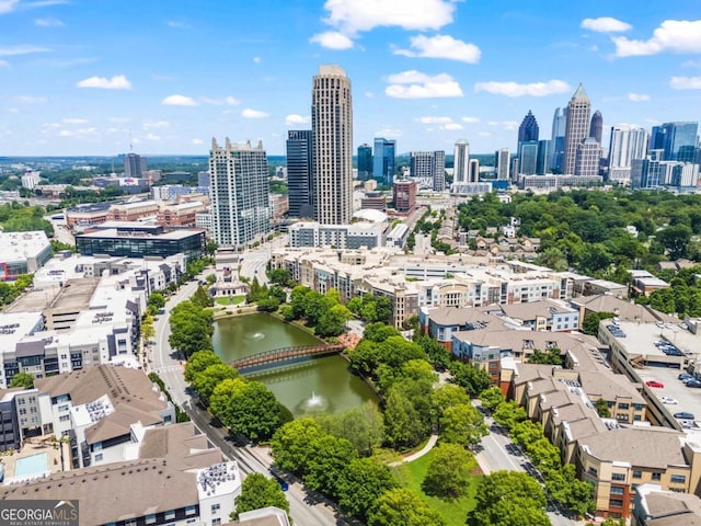 city view featuring a water view