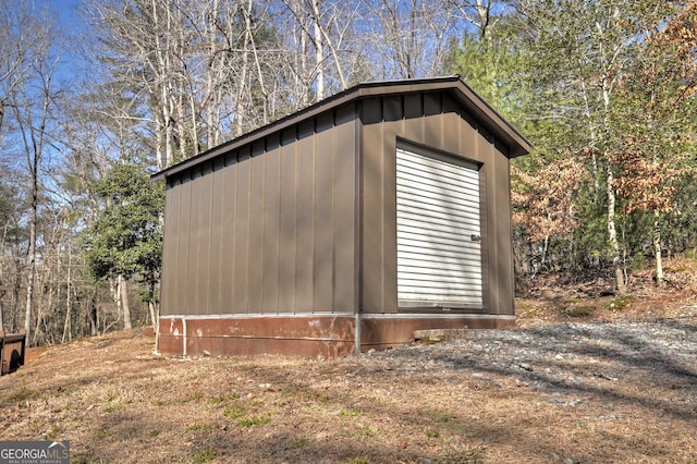 view of outbuilding