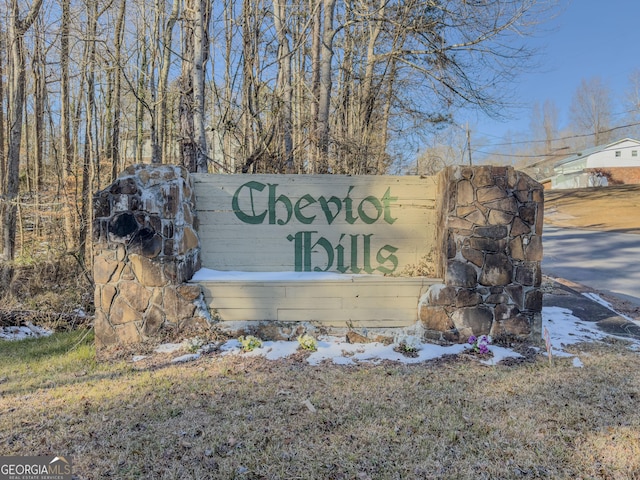 view of community / neighborhood sign