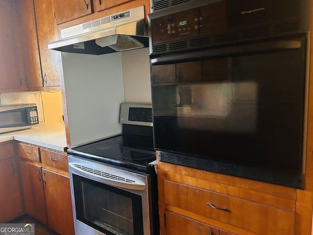 kitchen featuring appliances with stainless steel finishes