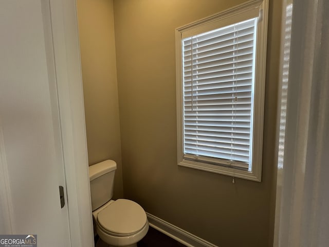 bathroom with toilet