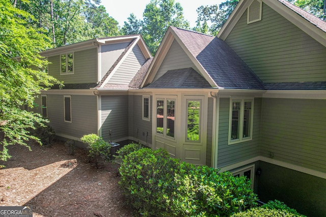 view of back of property