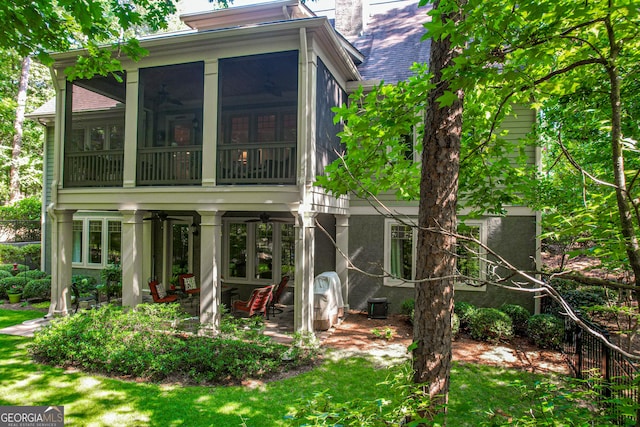 view of rear view of house