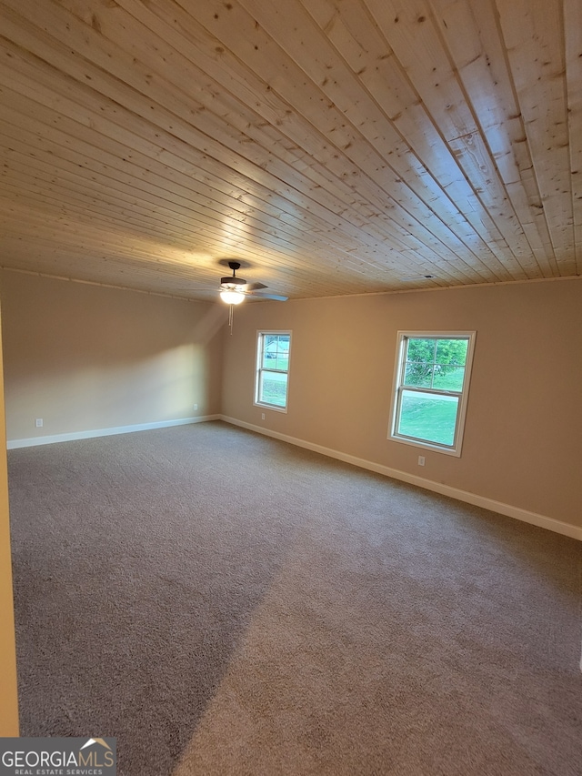 15 Dixon Rd, Newnan, GA 30263 - bonus room featuring wooden ceiling, baseboards, and a ceiling fan