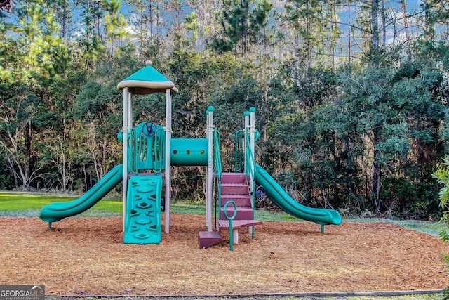 view of play area