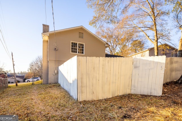 view of side of home