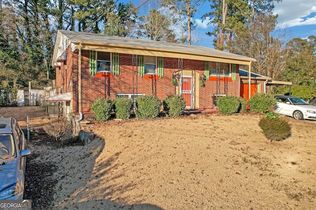 view of front facade