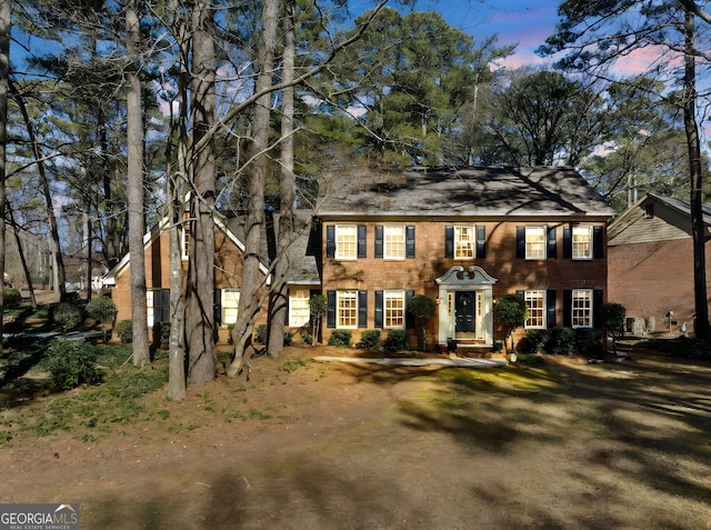 view of colonial-style house