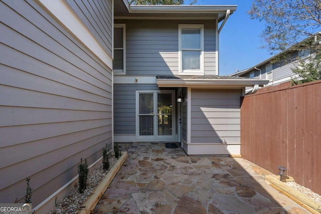 exterior space with a patio area