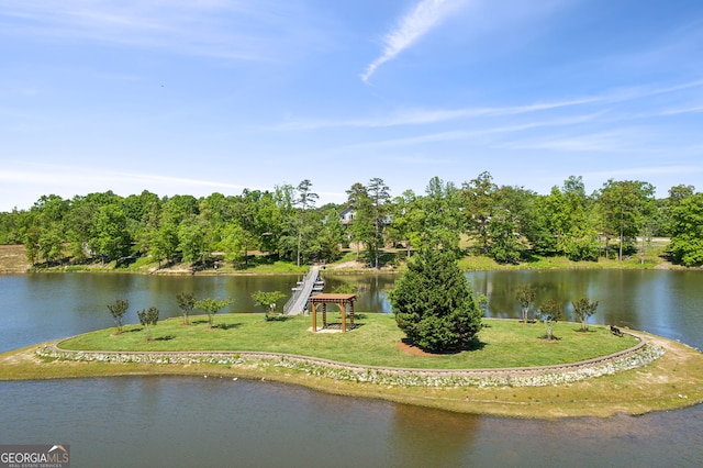 property view of water