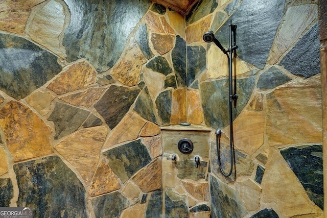 details with walk in shower