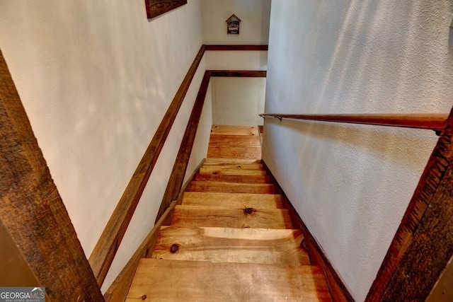 view of stairs