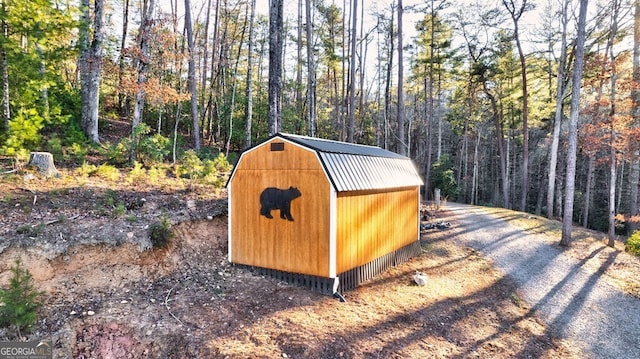 view of outbuilding