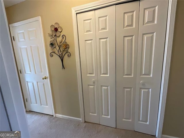 interior details featuring carpet floors