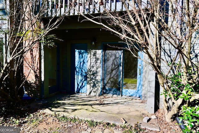 exterior space with a patio