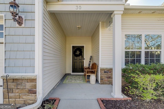 view of property entrance