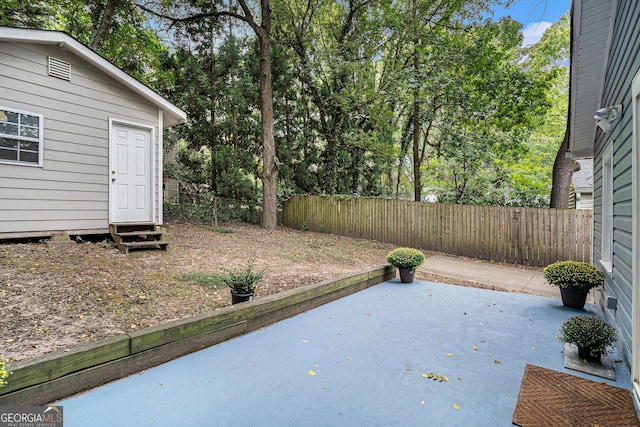 view of patio