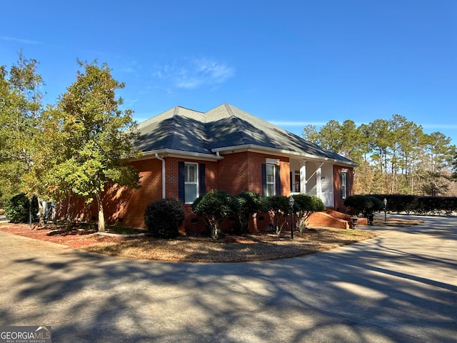 view of side of property