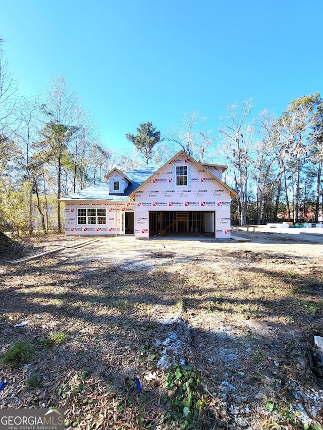 view of front of property