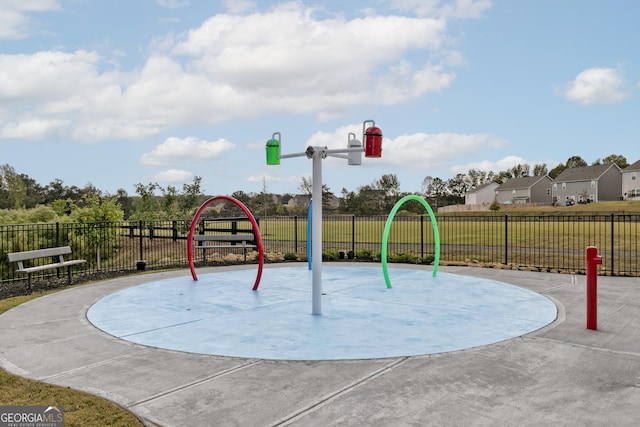 view of jungle gym