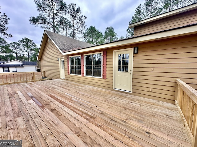 view of deck