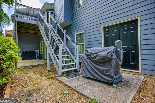 exterior space with a patio area