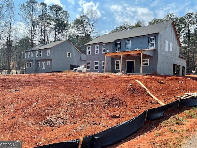 view of back of property