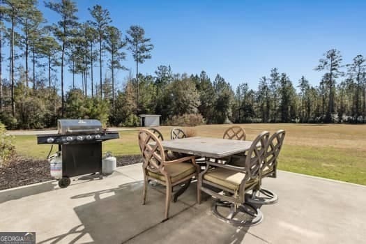 view of patio / terrace with area for grilling