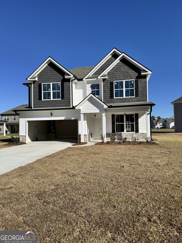 property under construction with a garage