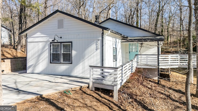 view of front of home