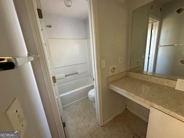 bathroom featuring toilet