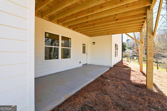 view of patio