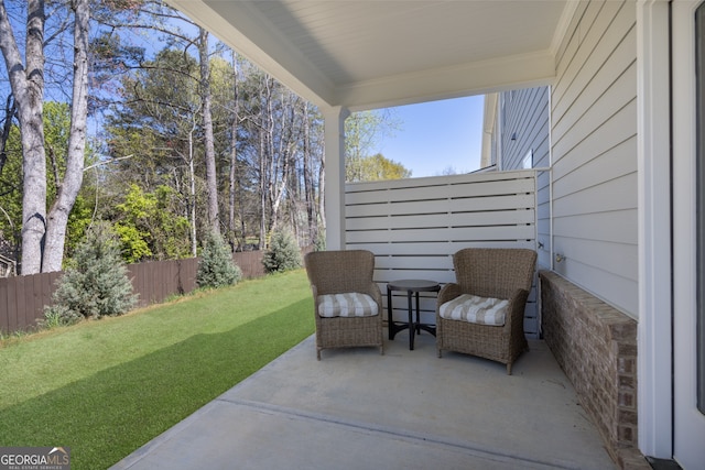 view of patio