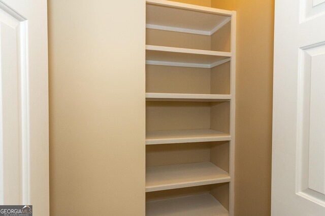 view of closet