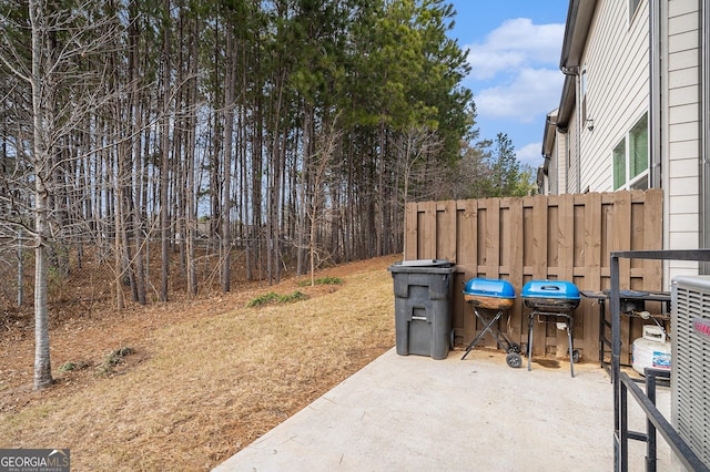 view of patio / terrace with grilling area