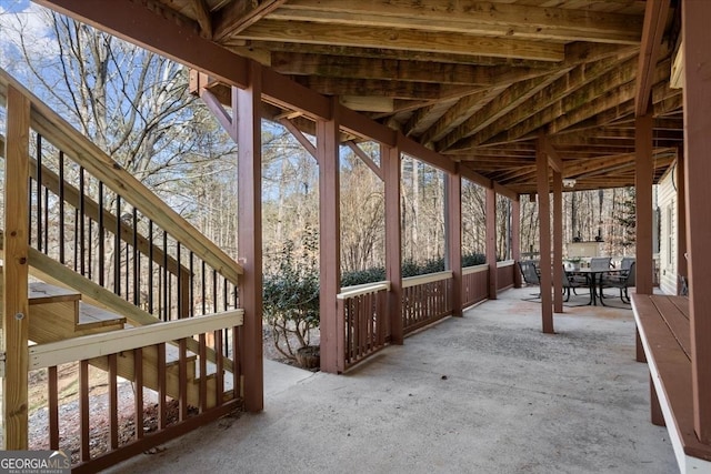 view of patio